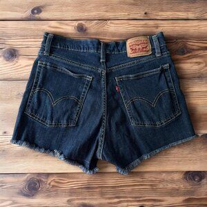 Levi's Dark Denim Stretch Shorts Size 29